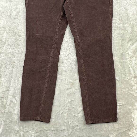 Stio Pants Women's 10 Brown Corduroy Rivet Cords Cotton Spandex 5 Pocket Stretch - Picture 3 of 16